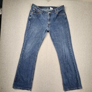 Levi's 515 Bootcut Jeans Women 15 Blue Good Vintage Medium Wash Cotton Flare